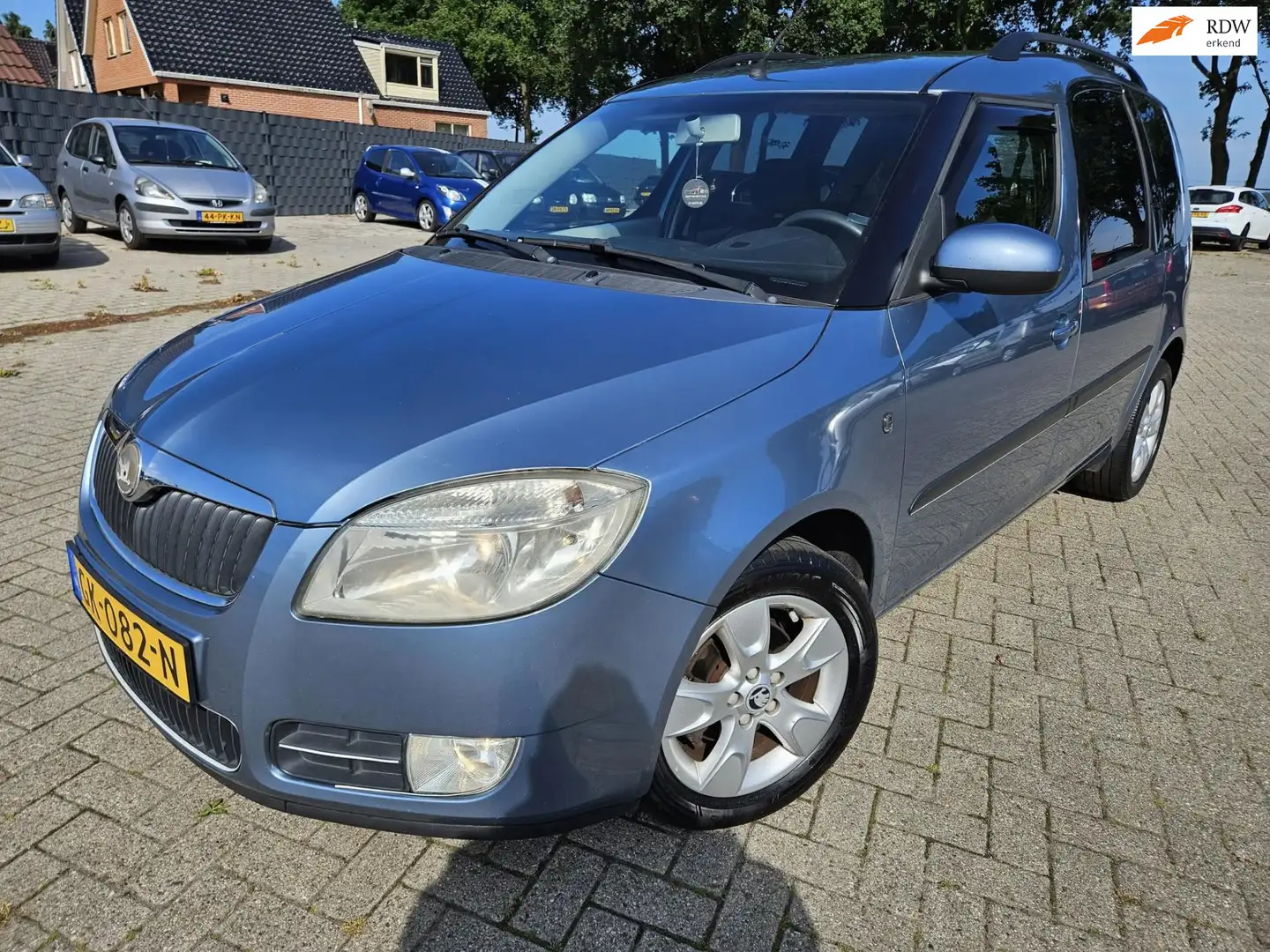 Skoda Roomster 1.2. 2007. Climate/Mistlampen/Lichtmetaal/Getint g Bleu - 1