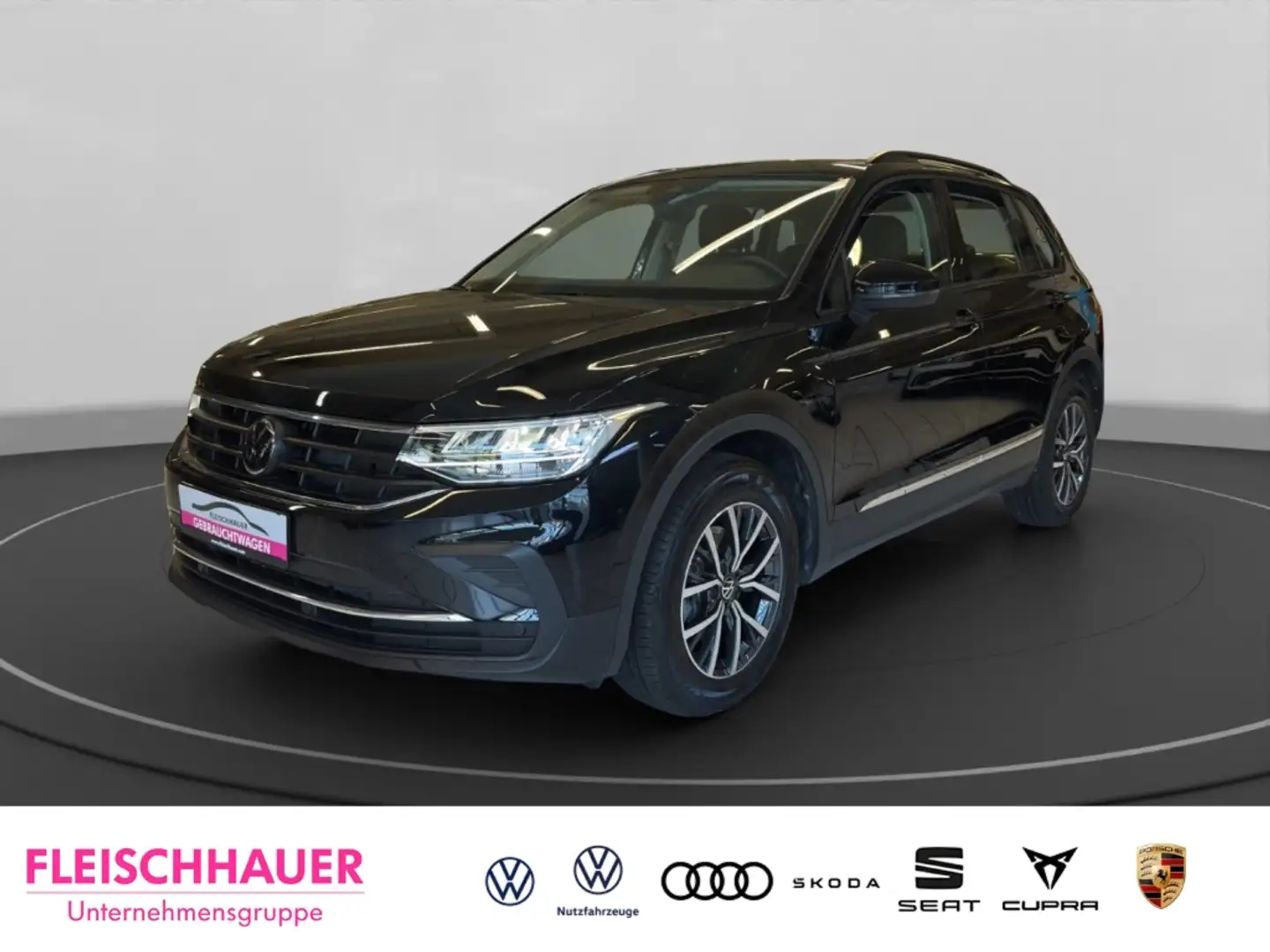 Volkswagen Tiguan Life 1.5 TSI DSG+Navi+LED+AHK+Kamera+App-connect Schwarz - 1