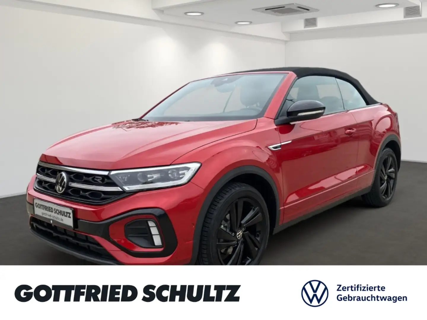 Volkswagen T-Roc Cabriolet R-Line 1.5 l TSI DSG 17ZOLL CAM AHK MATR Rosso - 1