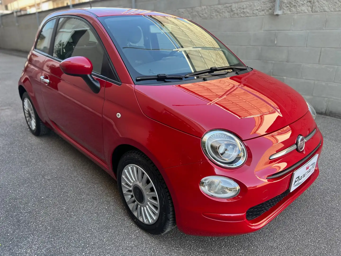 Fiat 500 1.2 69cv Lounge PDC/CLIMA/TEL. OK NEOPATENT. PERF. Rosso - 1