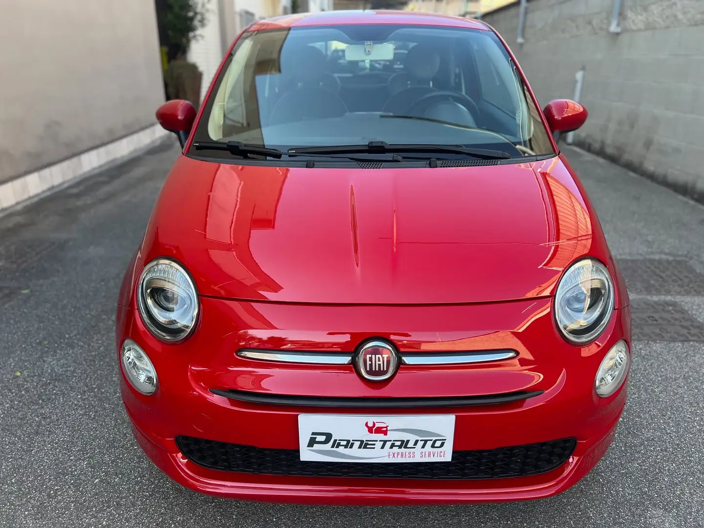 Fiat 500 1.2 69cv Lounge PDC/CLIMA/TEL. OK NEOPATENT. PERF. Rosso - 2