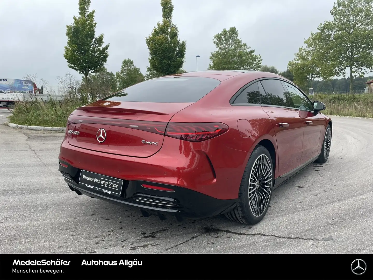 Mercedes-Benz EQS EQS 500 4M AMG Night 21" MASSAGE AHK 360° NP149 Rouge - 2