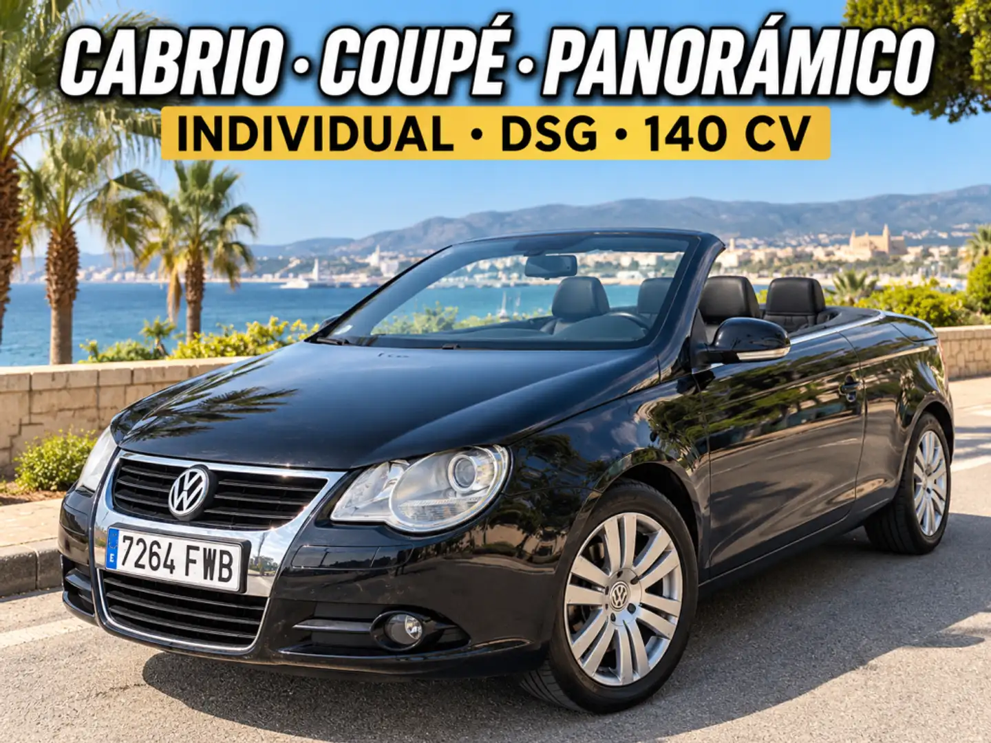 Volkswagen Eos 2.0TDI Individual DSG DPF Negro - 1