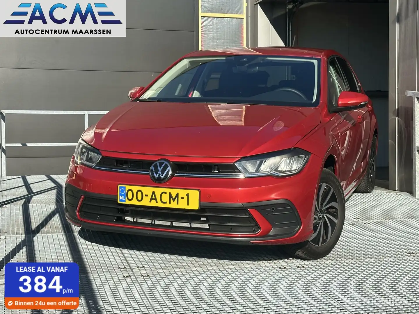 Volkswagen Polo 1.0 TSI Life Business Rood - 1
