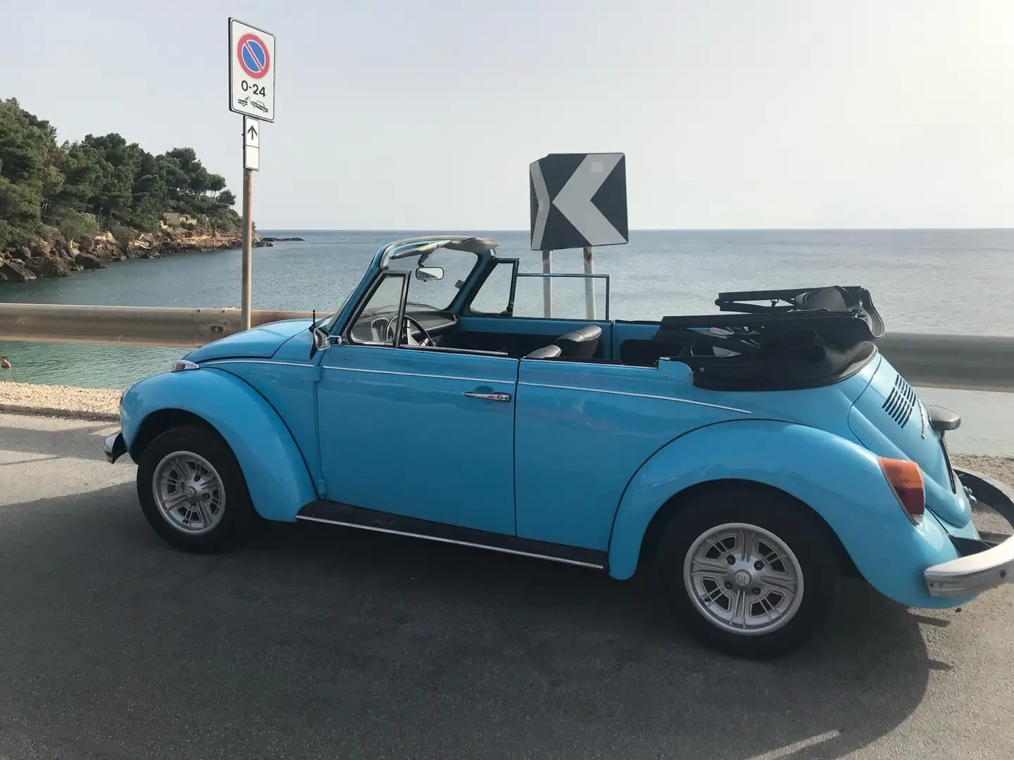 Volkswagen Maggiolino maggiolone cabrio Blu/Azzurro - 2