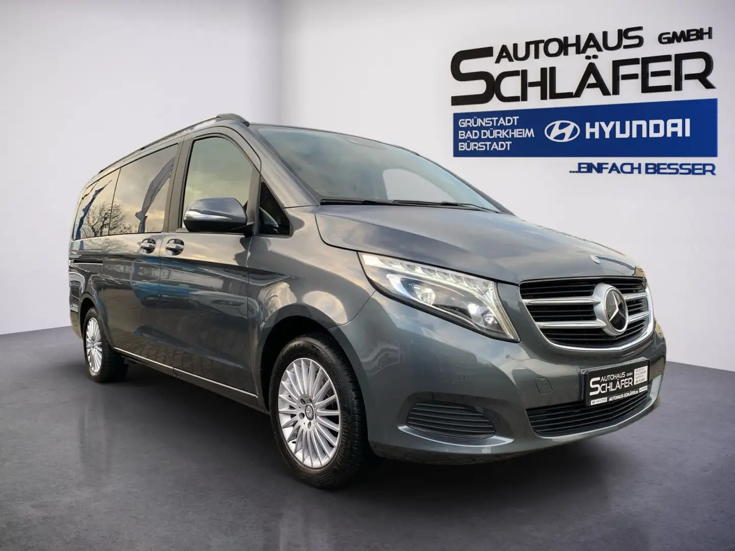 Mercedes-Benz V 220 d Edition lang Navi LED Gris - 2