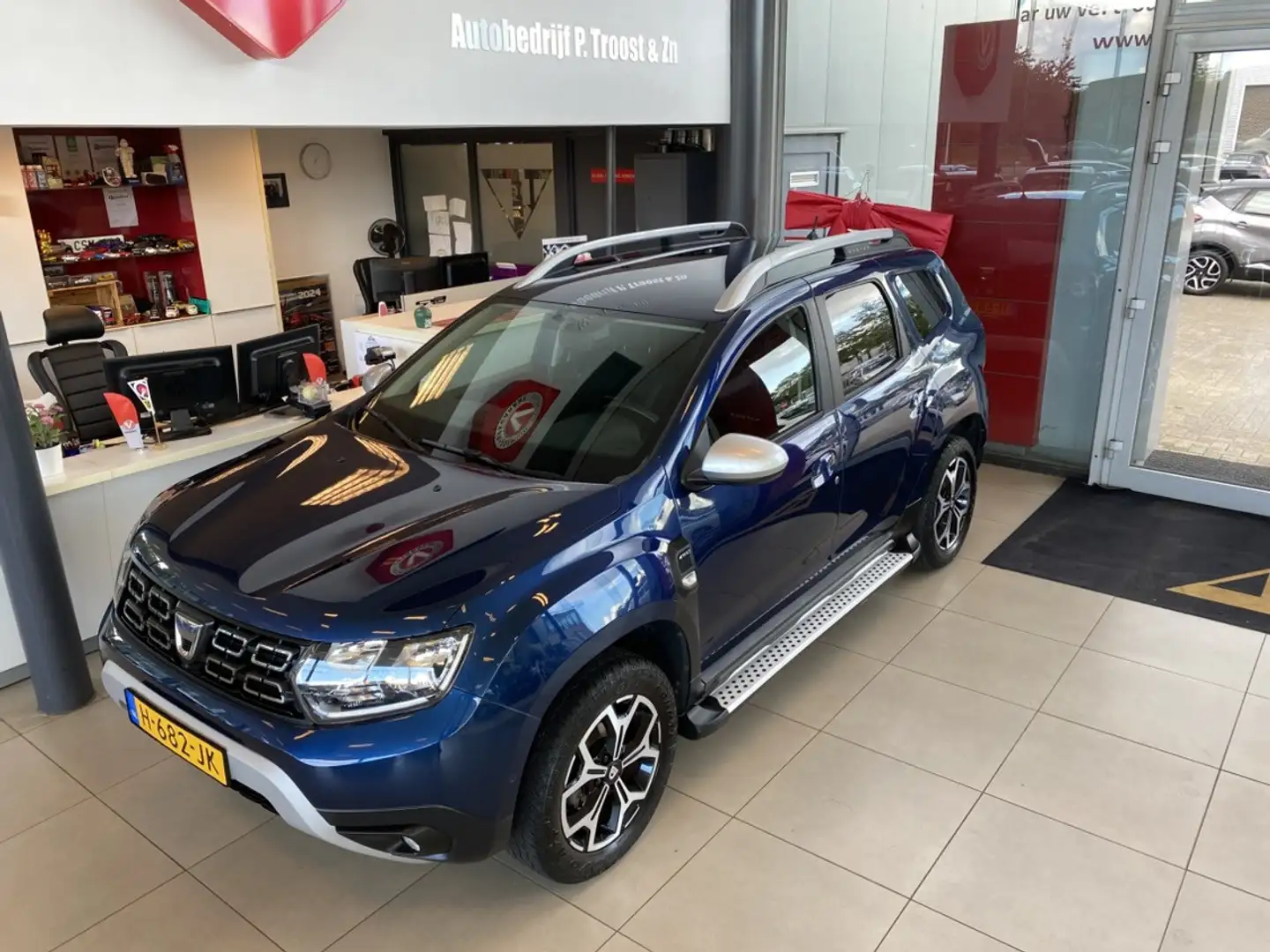 Dacia Duster 1.3 TCe Prestige,4WD,Trehaak,Navigatie,Rondomzicht Blau - 2