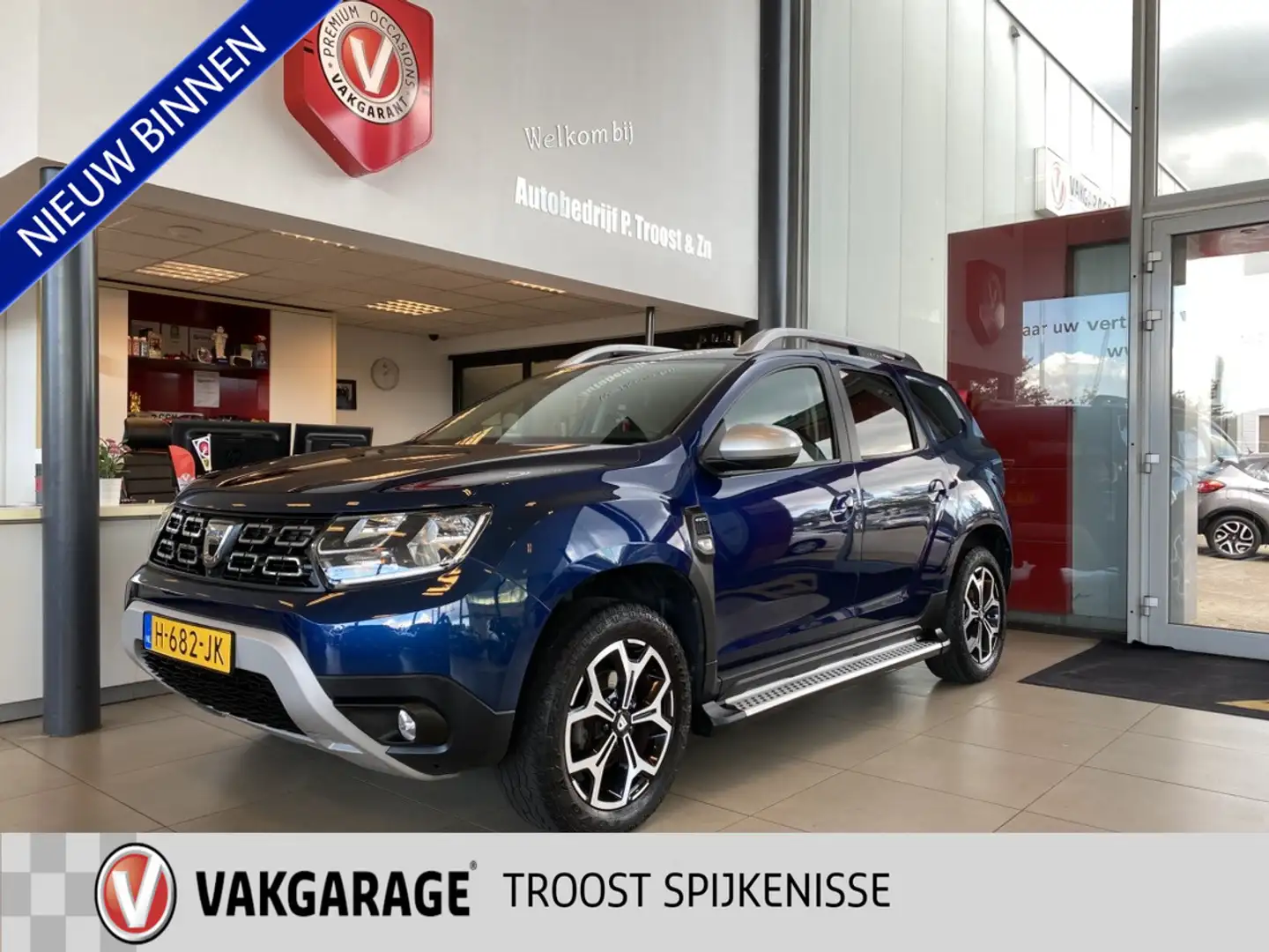 Dacia Duster 1.3 TCe Prestige,4WD,Trehaak,Navigatie,Rondomzicht Blau - 1