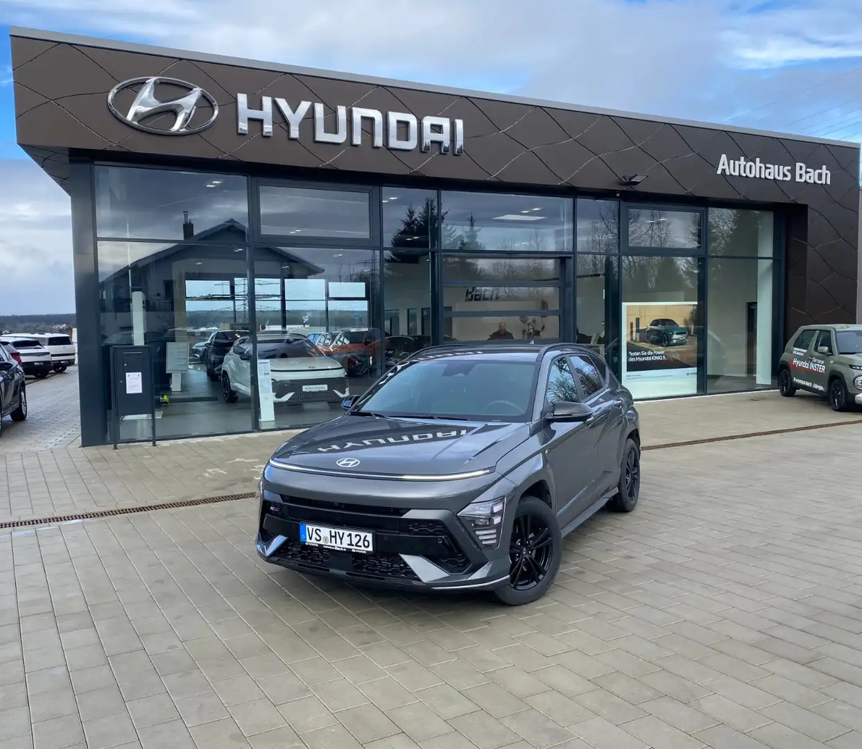 Hyundai KONA SX2 1.6L 7-DCT 4WD N-Line Grau - 1