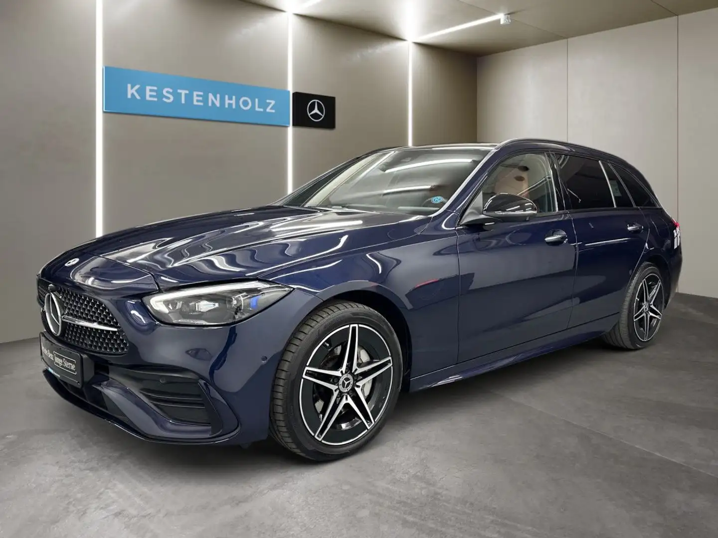 Mercedes-Benz C 300 e T AMG Fahrass Distr+ HUD Night Kamera PTS Blau - 2