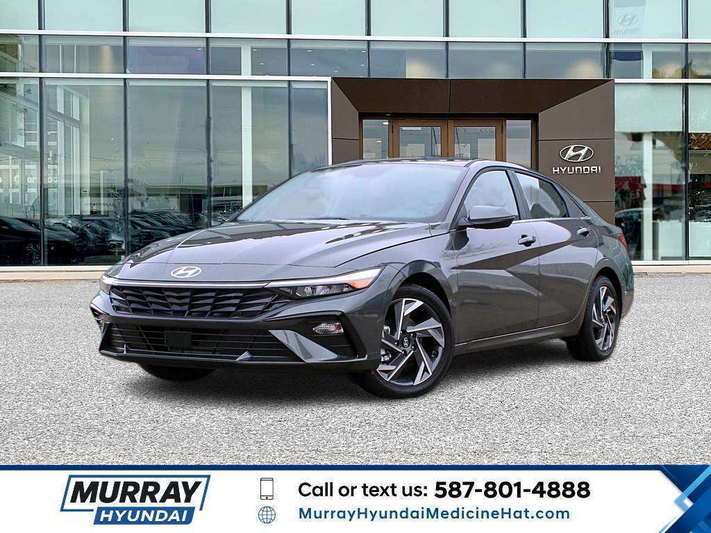 Gray (Amazon Grey) 2026 Hyundai Elantra Hybrid Sedan  Automatic