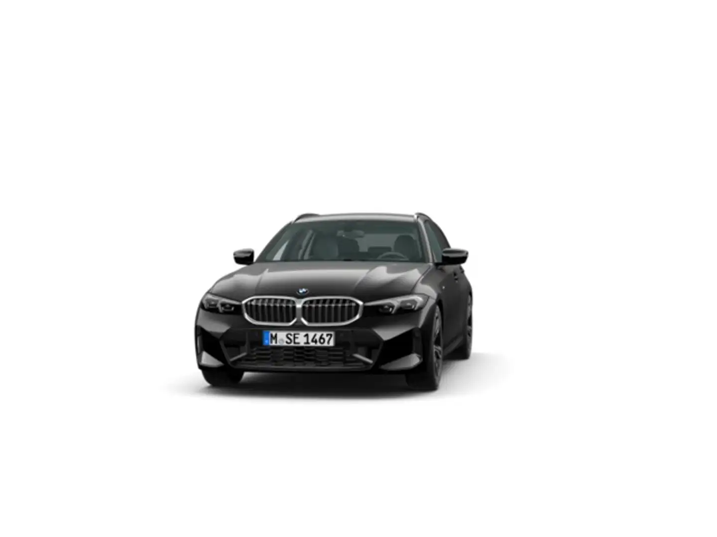 BMW 318 318dA Touring Noir - 1
