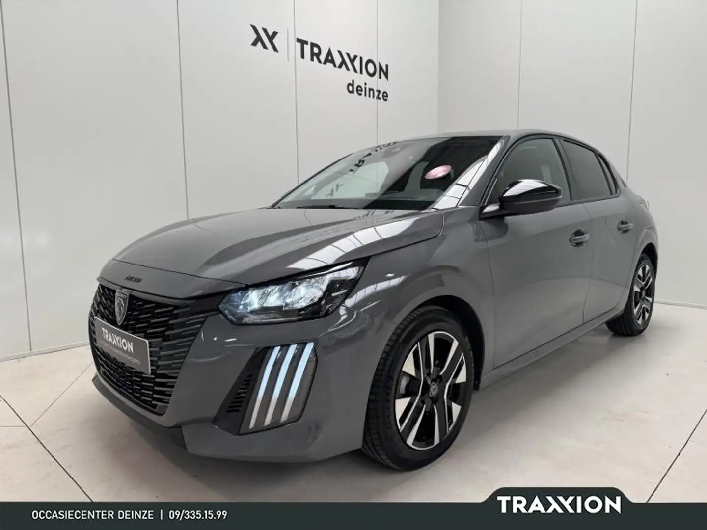 Peugeot 208 1.2 TURBO ALLURE LED|GPS|CARPLAY|CAMERA|DAB|CRUISE Gris - 1