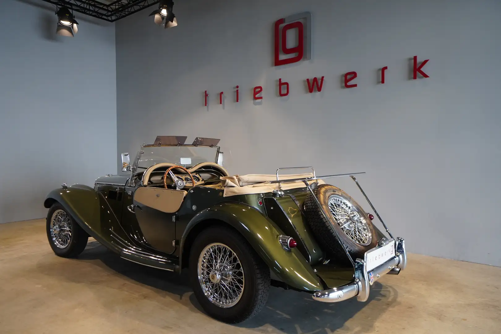 MG TF Roadster * Zustand Note 1-*Grün /Beige* Zöld - 2
