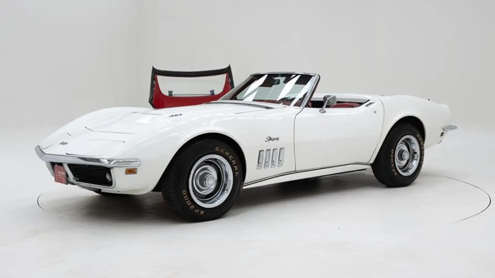 Corvette C3 Big Block Convertible + Hardtop '69 CH23808 Alb - 1