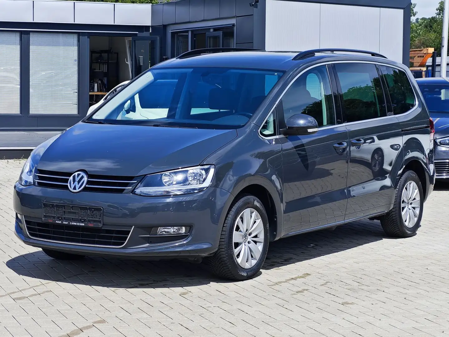 Volkswagen Sharan Comfortline Aut.|7-Sitzer|Navi|Winter Gris - 1