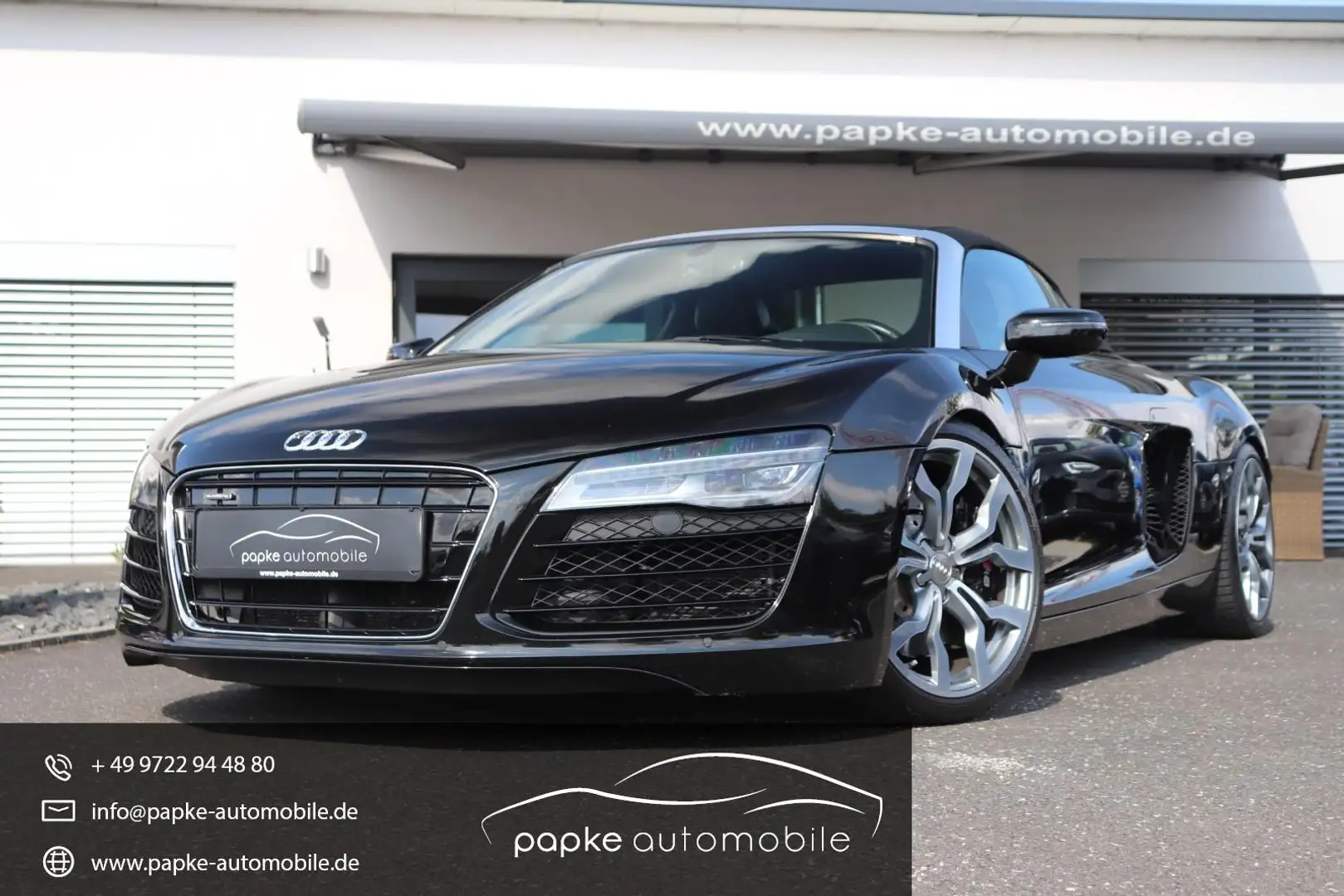 Audi R8 4.2 FSI quattro +LEDER-RAUTE+LED+B&O+MAGNETIC+NAVI Schwarz - 1