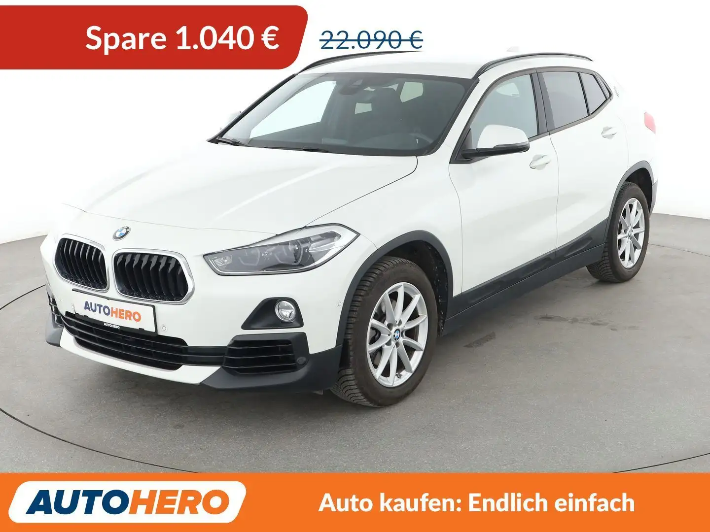 BMW X2 sDrive 18i Advantage Aut.*NAVI*LED*TEMPO*PDC*CAM* Weiß - 1