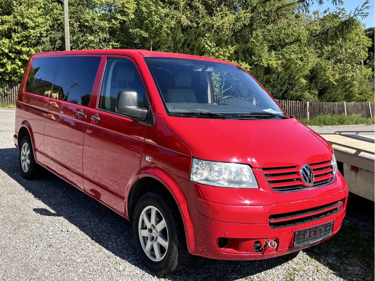 Volkswagen T5 Kombi Kombi lang LR 3.400 AHK Turbolader defekt Red - 2