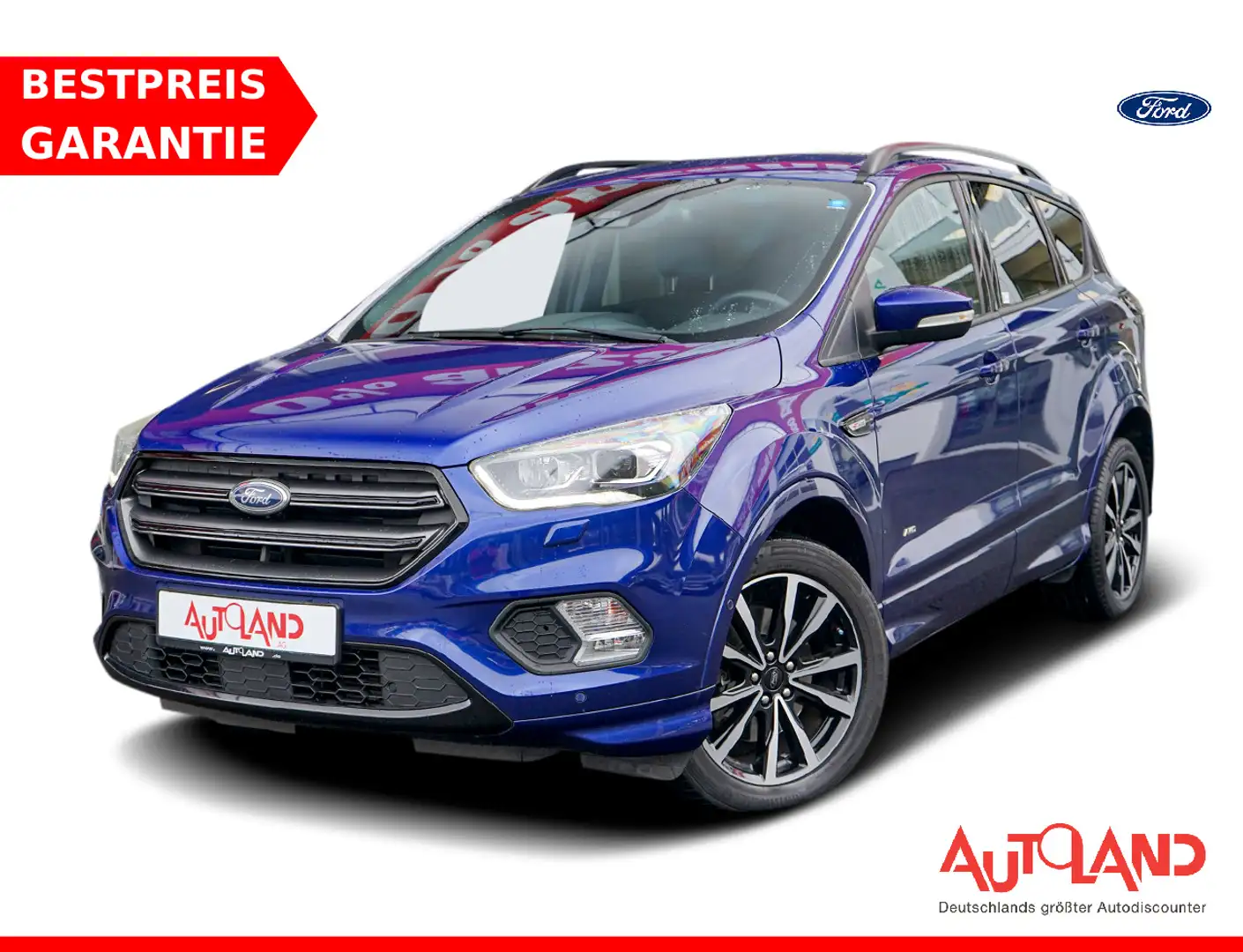 Ford Kuga 2.0 TDCi ST-Line AWD LED Navi ACC Kamera Blau - 1