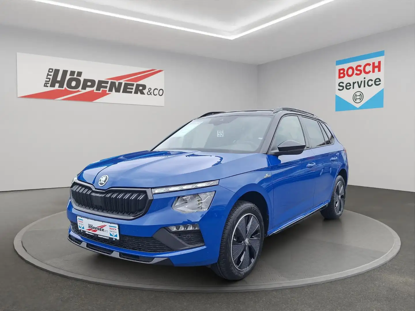 Skoda Kamiq Monte Carlo 1.0 TSI / KESSY / APP / SOFORT Blauw - 1