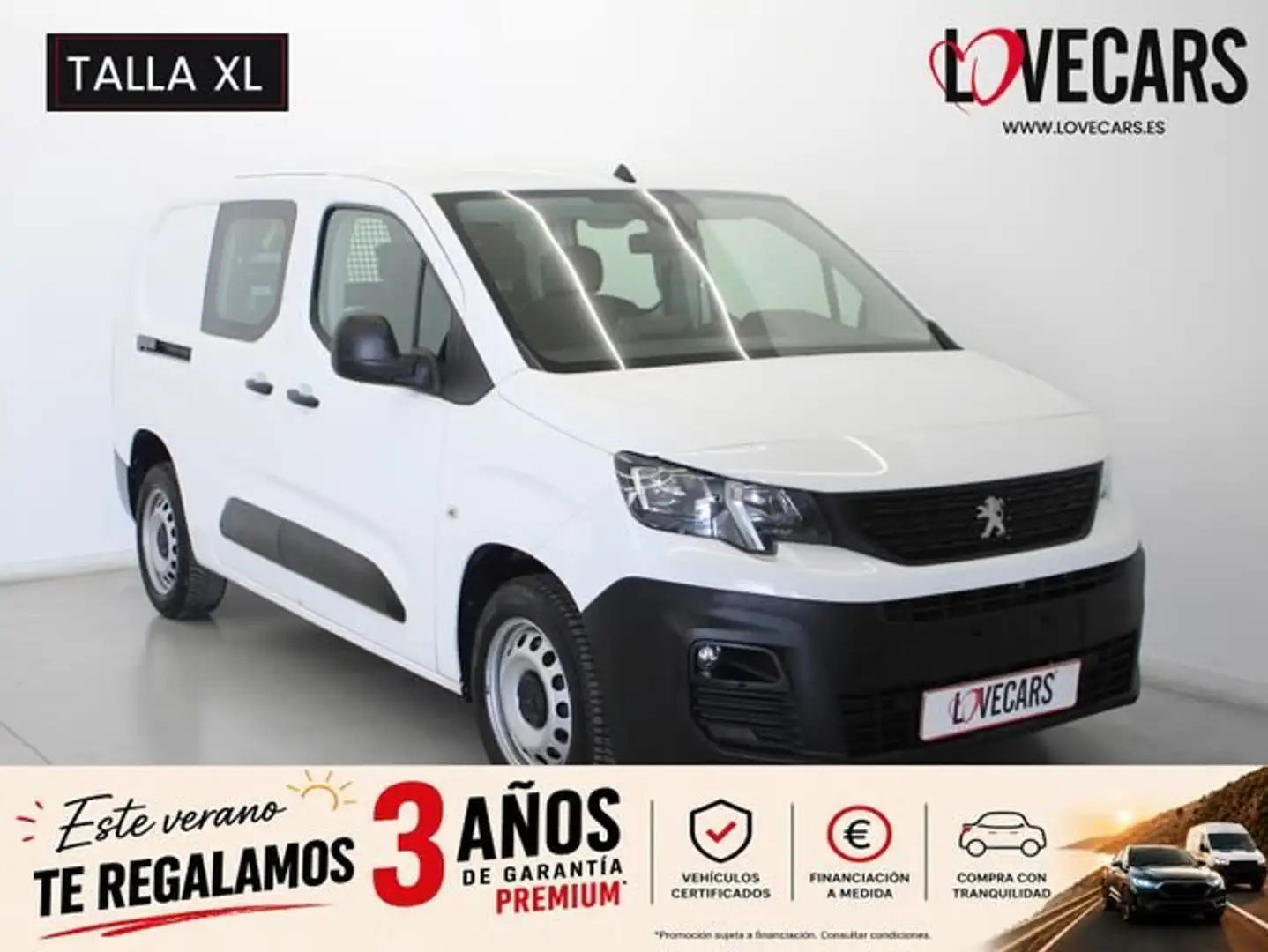 Peugeot Partner BlueHDI COMBI 5 XL GPS 100 Blanco - 1