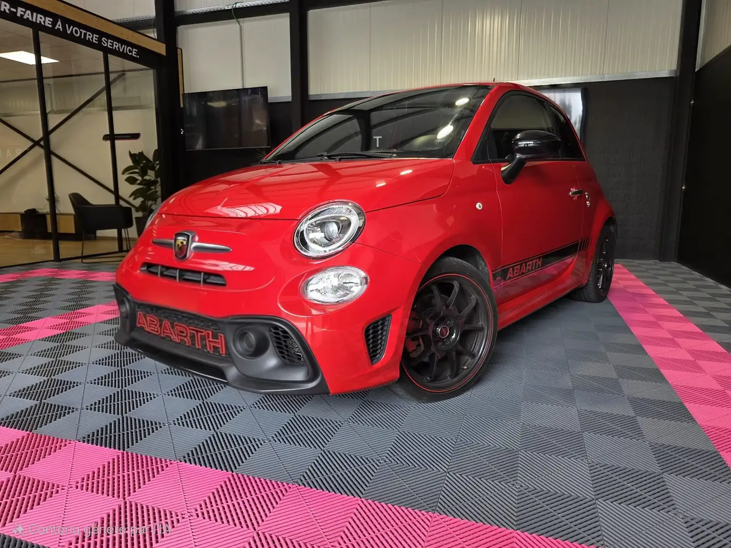 Fiat 500 Abarth 1.4 T-Jet 135cv - Garantie 12 mois incluse Rouge - 2