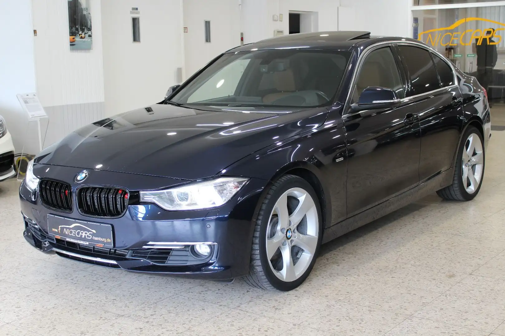 BMW 328 i"LUXURY"Braun Leder"Deutsches Fahrzeug"VOLL Blu/Azzurro - 2