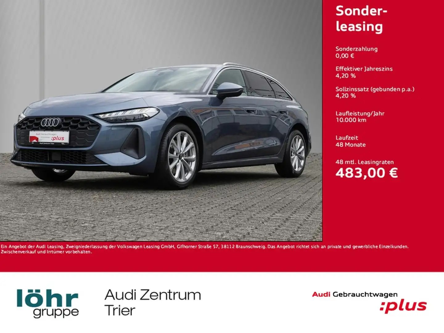Audi A5 Avant TFSI 150 KW S-tronic Blau - 1