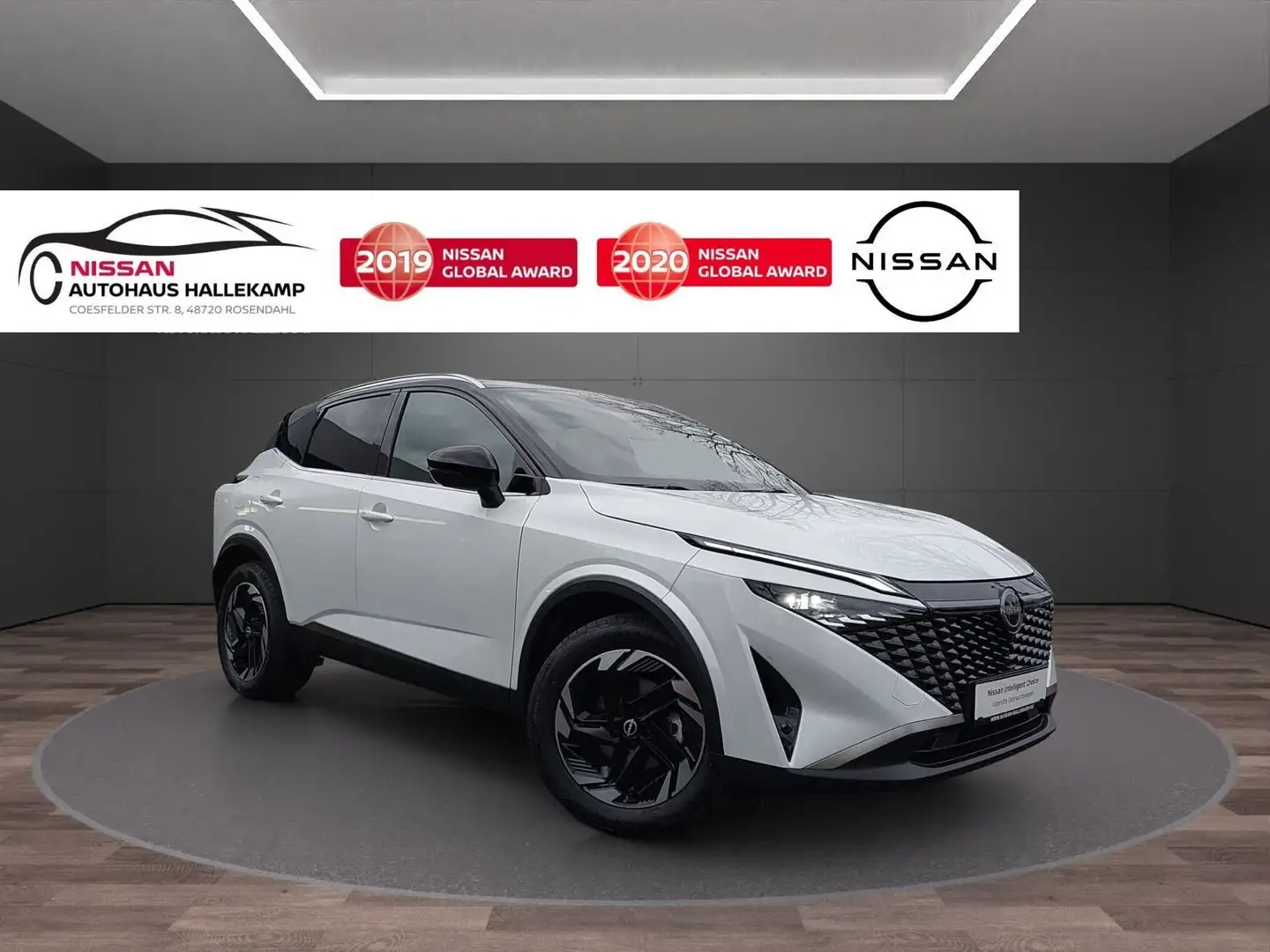 Nissan Qashqai N-Connecta 1.3 DIG-T Xtronic Weiß - 1