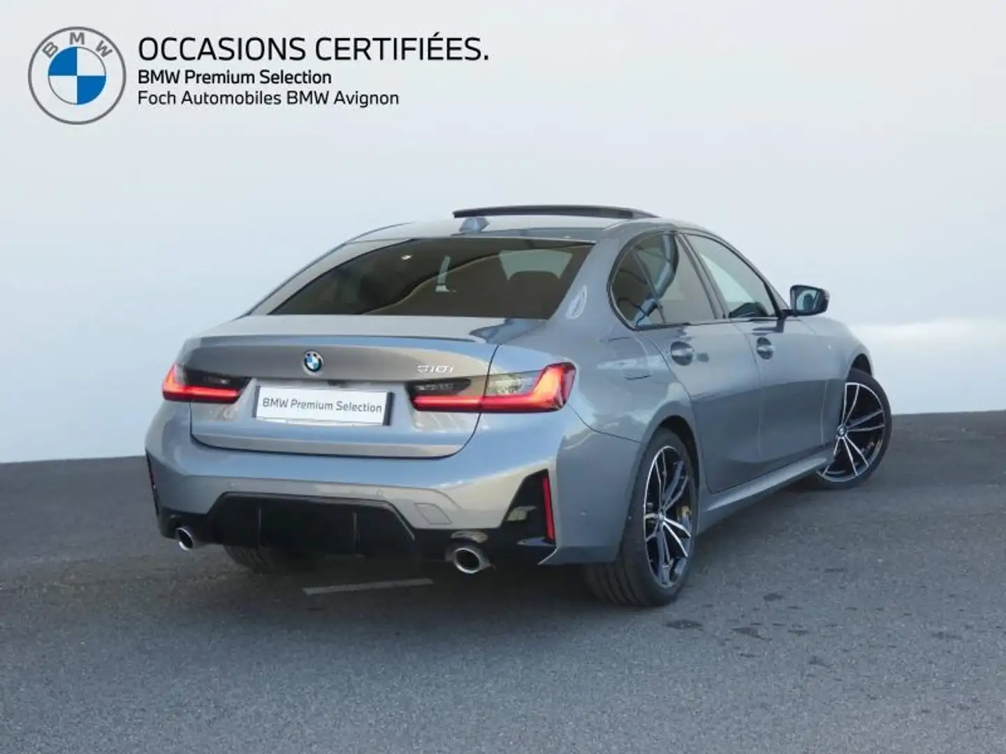 BMW 318 318iA 156ch M Sport Gris - 2