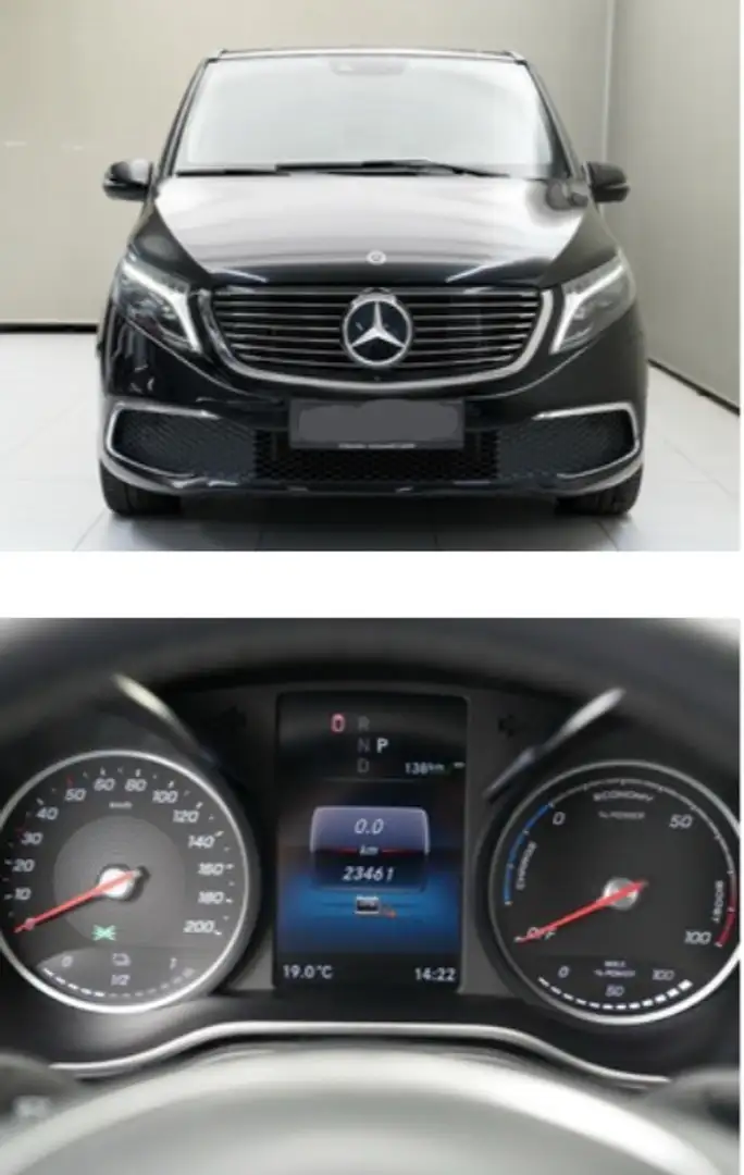 Mercedes-Benz EQV 300 Larga AVAGARDE Noir - 2