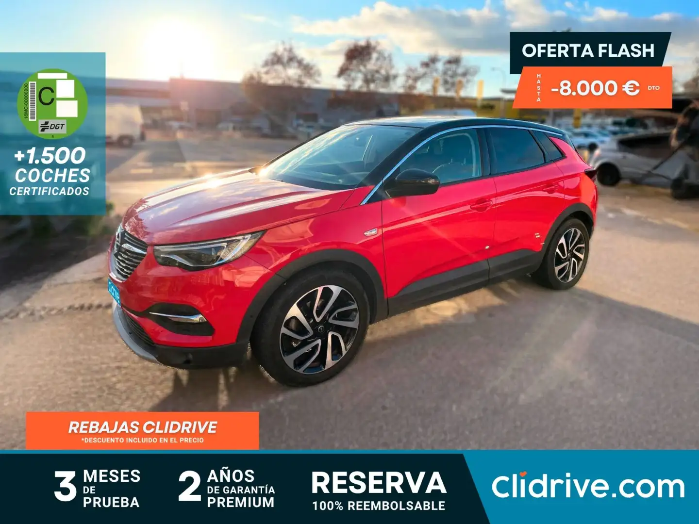 Opel Grandland X 2.0 CDTi Ultimate Auto Rojo - 1