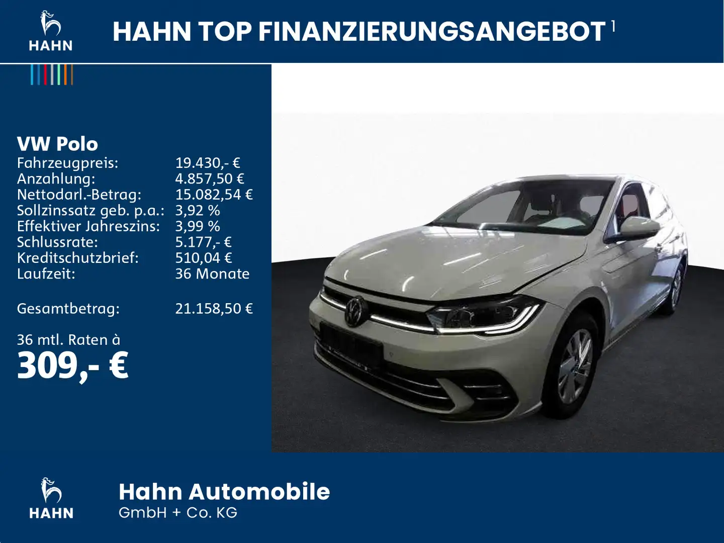 Volkswagen Polo 1.0TSI DSG Style Matrix APP PDC Sitzhzg DAB Grau - 2