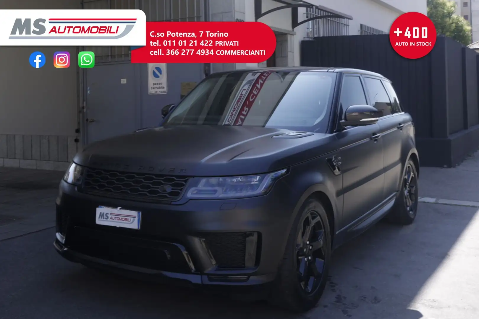 Land Rover Range Rover Sport Land Rover RR Sport 3.0 SDV6 249 CV HSE Dynamic U Nero - 1