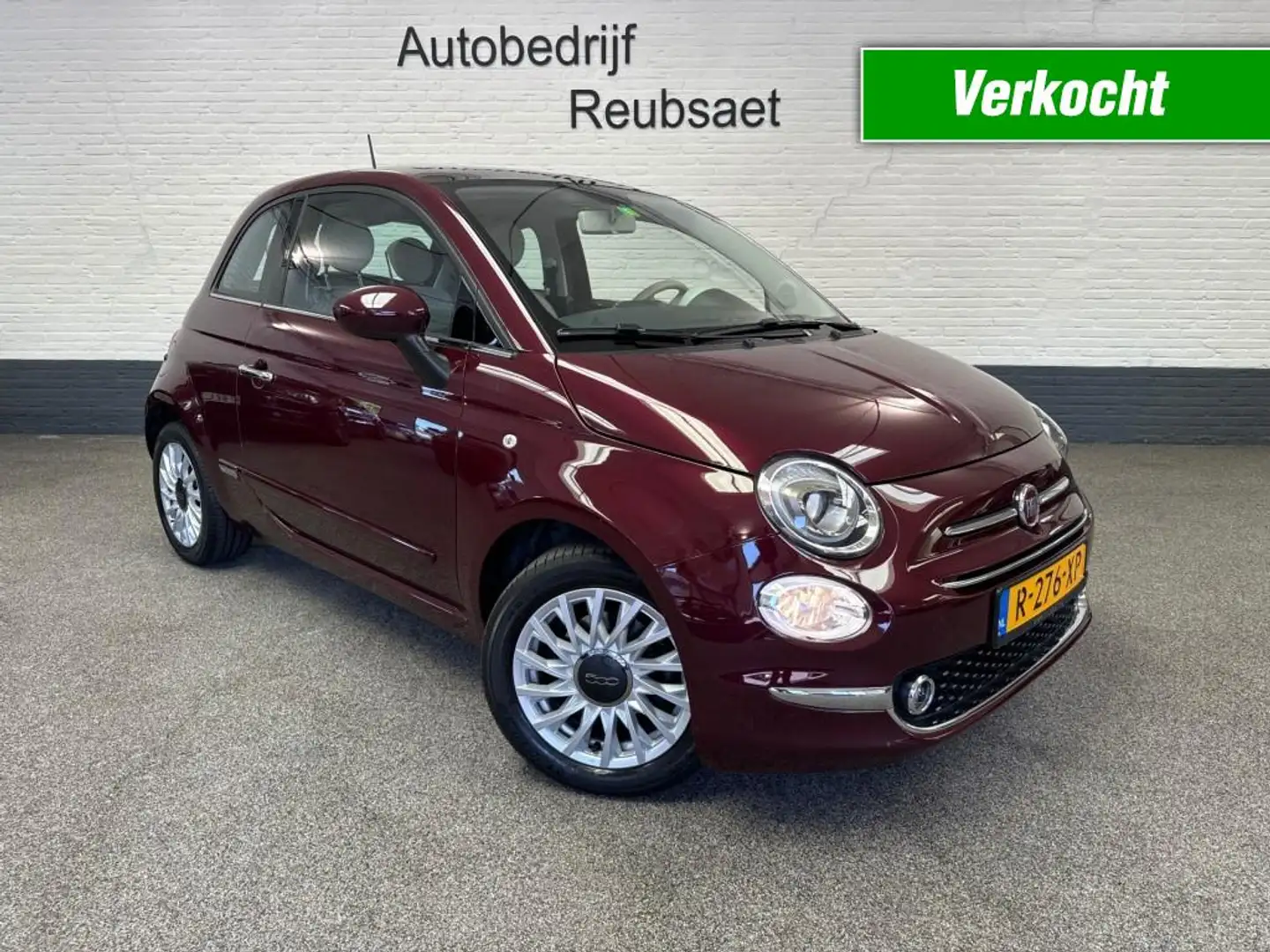 Fiat 500 1.2 Lounge VERKOCHT!!! Rot - 1