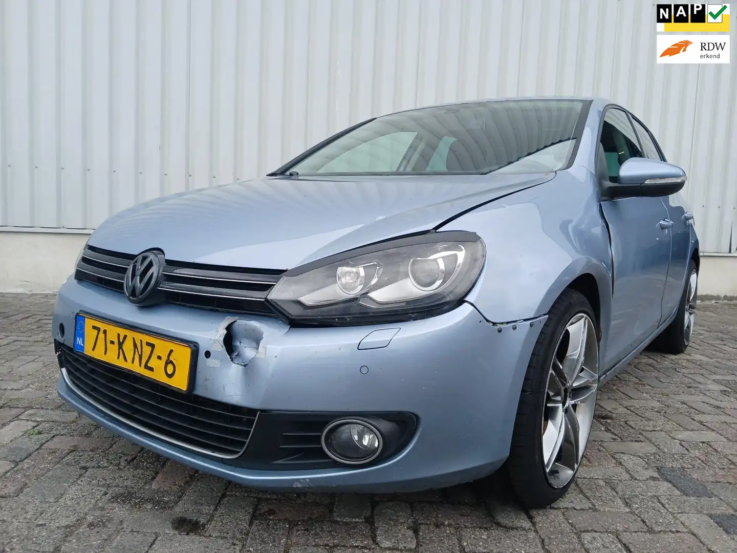 Volkswagen Golf 1.4 TSI Highline - Airco - Cruise - Navi - Schade Blauw - 1