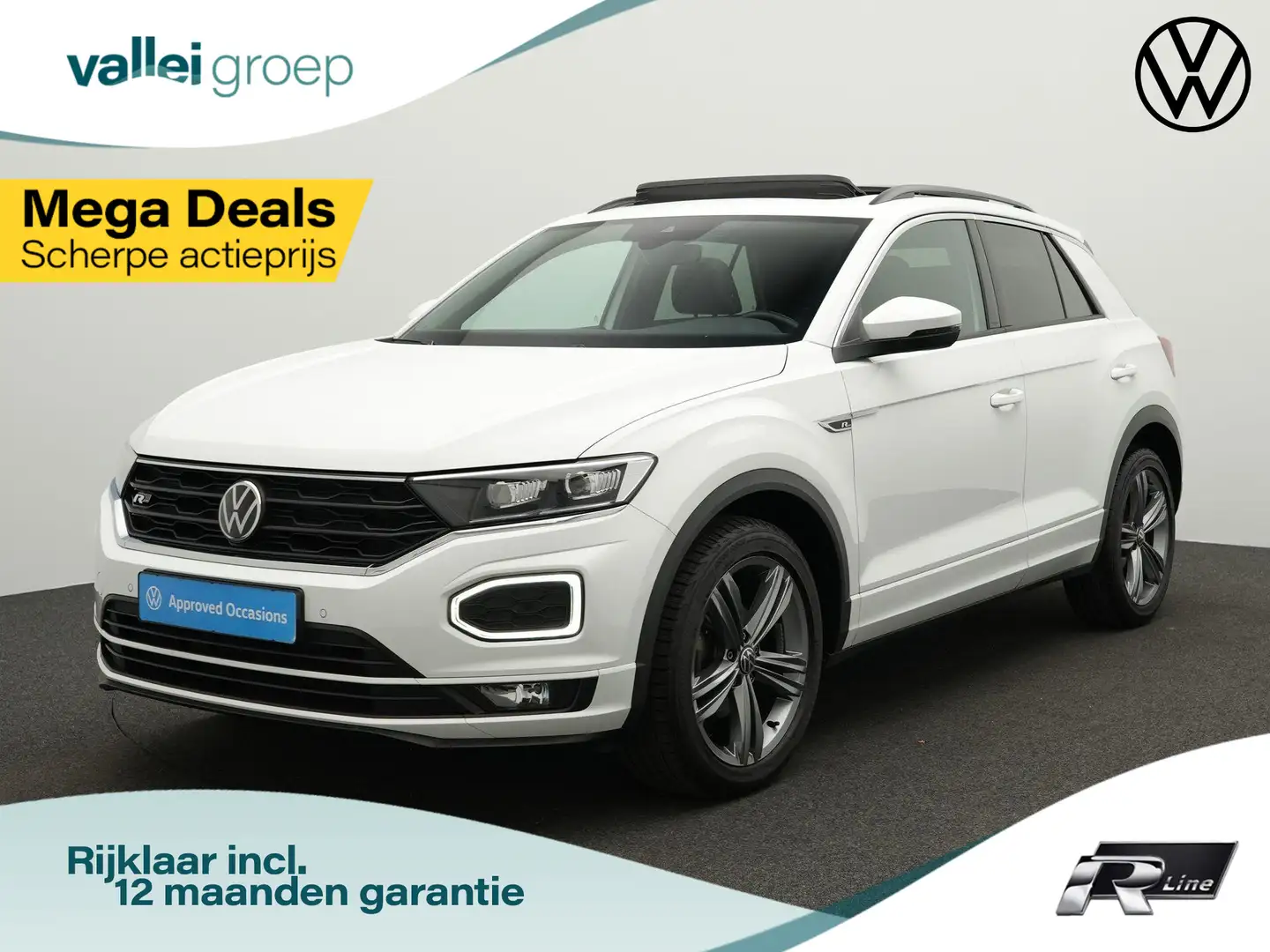 Volkswagen T-Roc 1.5 TSI 150 pk DSG Sport Business R / R-Line | Pan Wit - 1