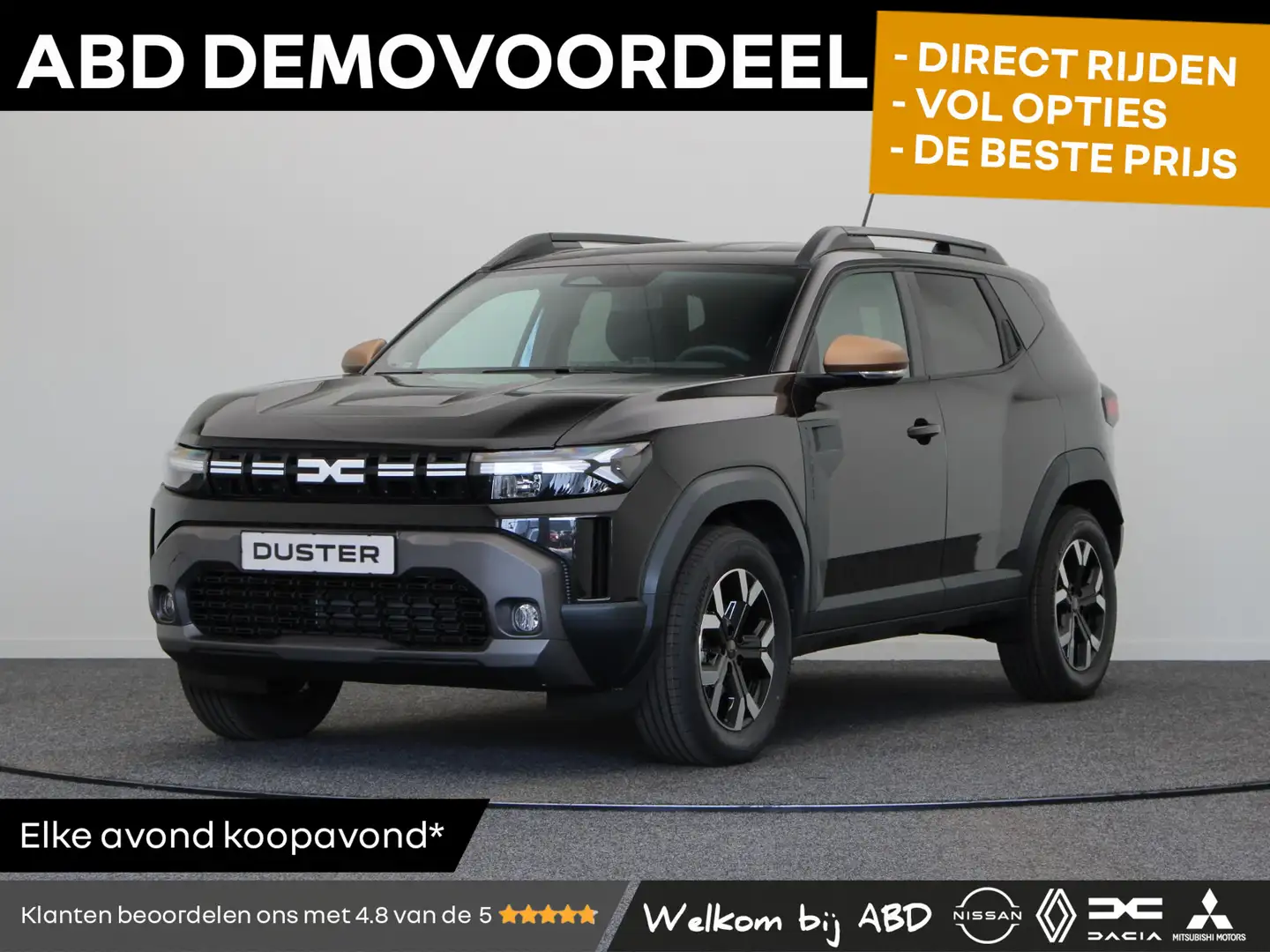 Dacia Duster 1.6 Hybrid 140pk Extreme | Stoel en stuurwielverwa Zwart - 1