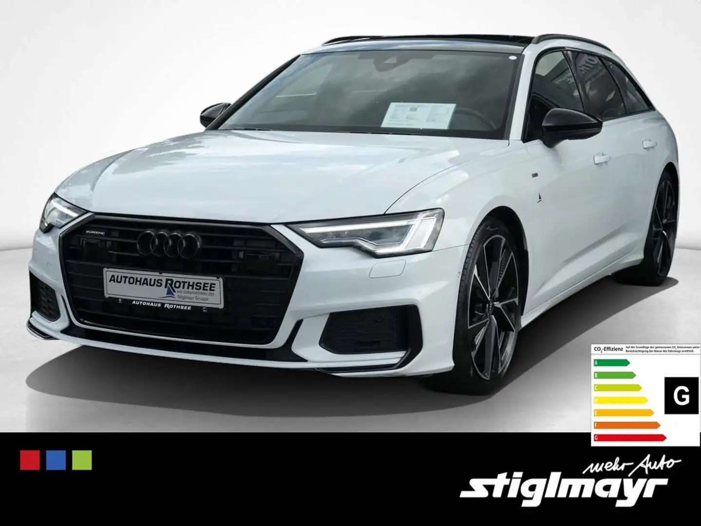 Audi A6 S-line 50 TDI quattro tiptronic ACC+MATRIX Blanc - 1