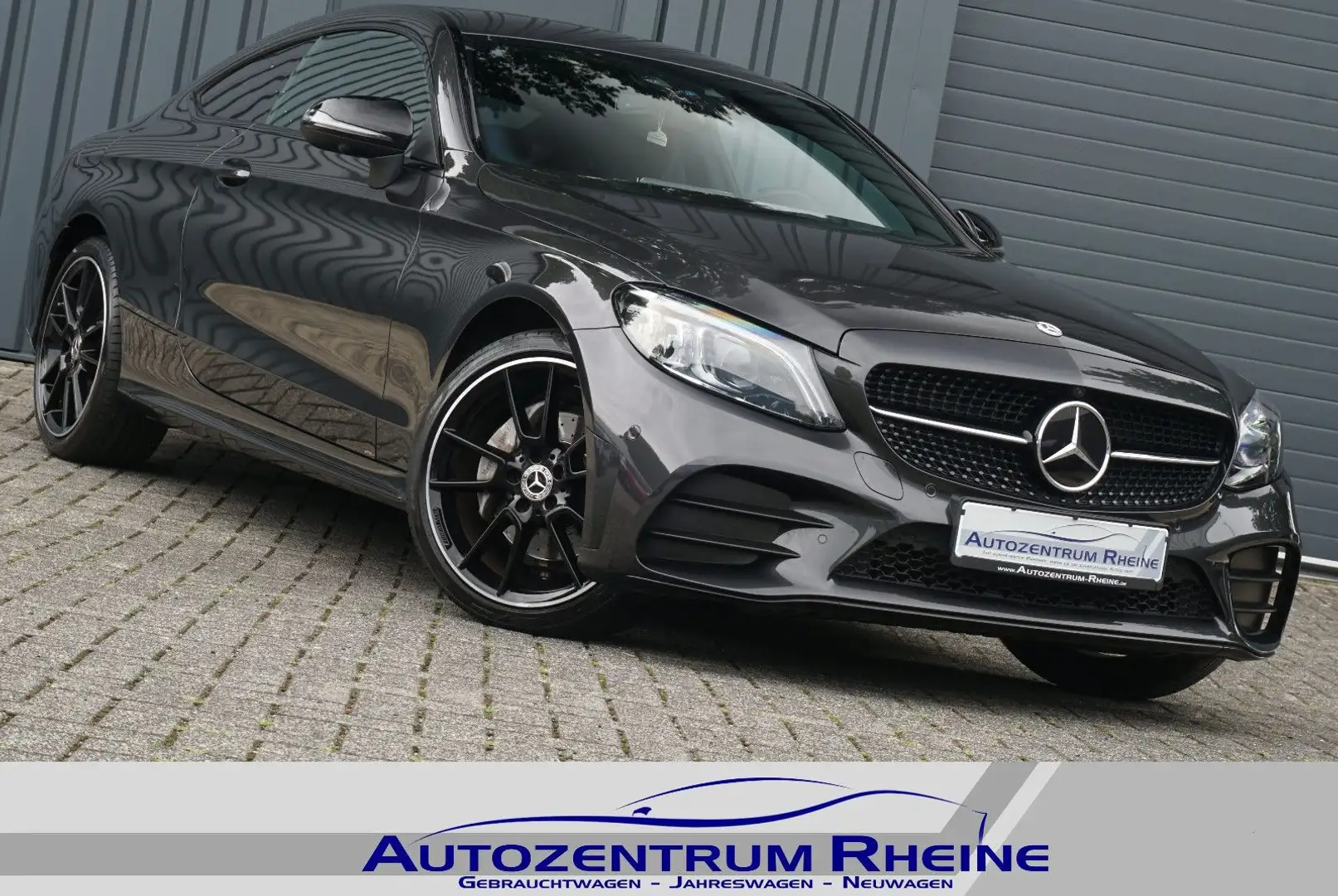 Mercedes-Benz C 200 Coupé 4Matic AMG 360° ACC Widescr.Ambiente Grijs - 1