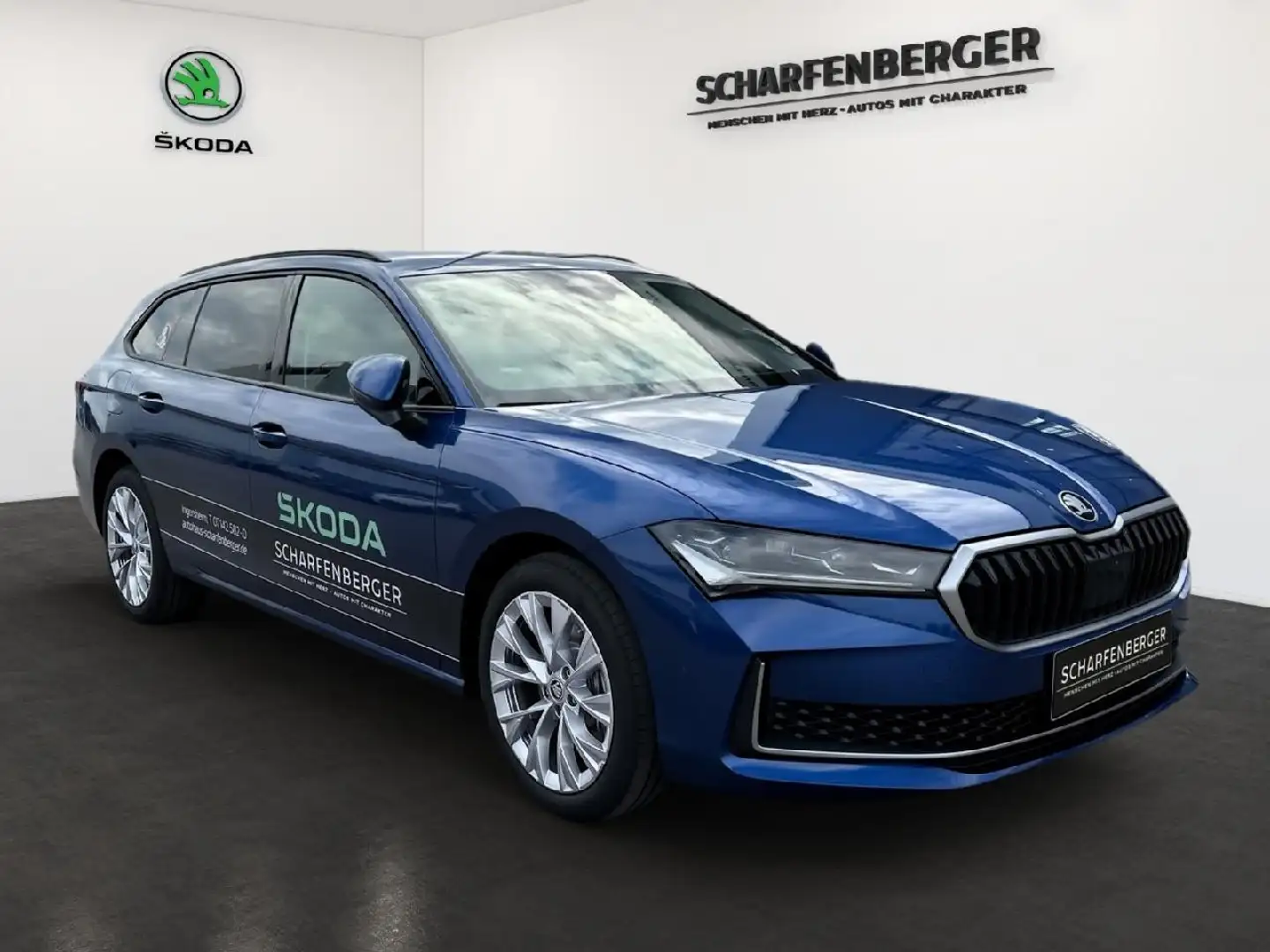 Skoda Superb Superb Combi IV 1.5 TSI *FHZ,ASW,NAV* Blau - 2