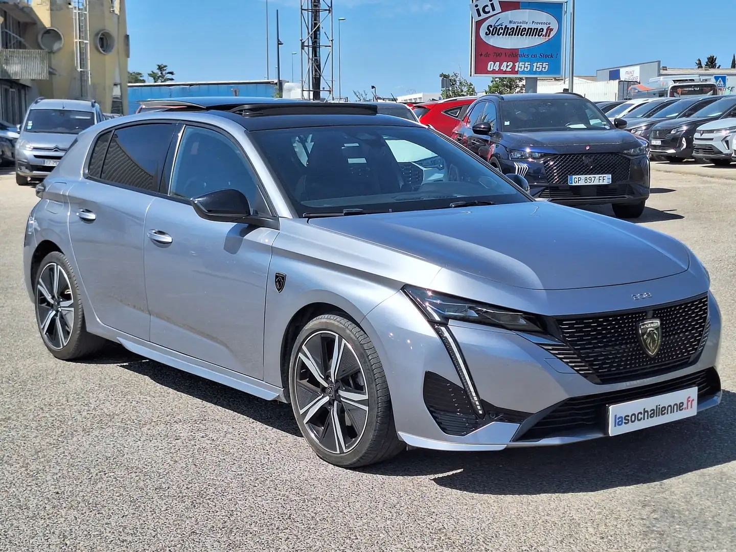 Peugeot 308 BlueHDi 130ch S\u0026amp;S EAT8 GT Gris - 2