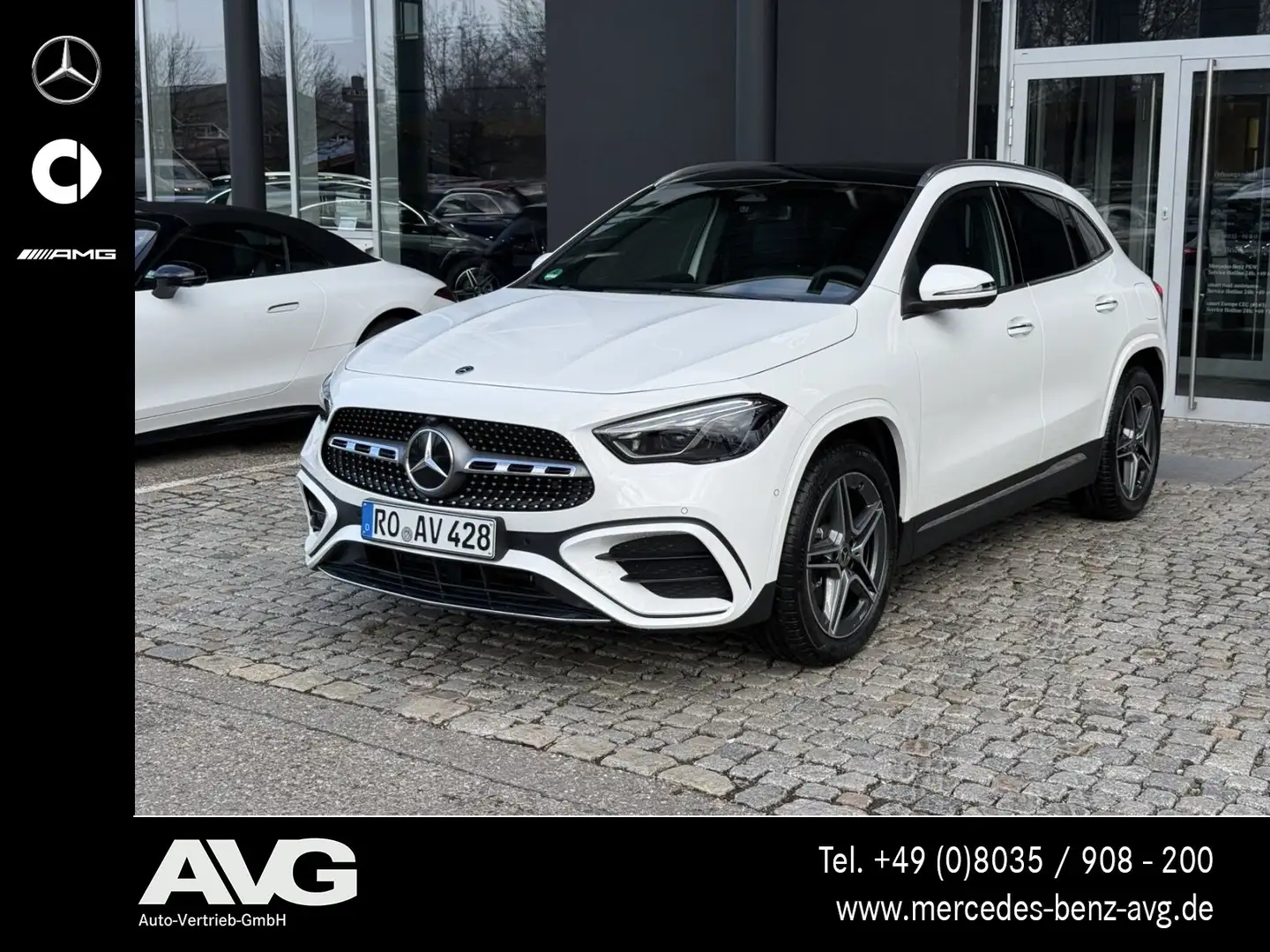 Mercedes-Benz GLA 200 GLA 200 AMG Premium Pano Multi LED Stndhzg 360° Wit - 1