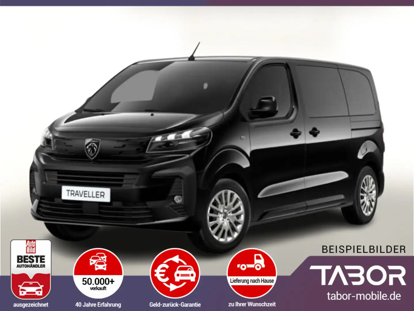 Peugeot Traveller 180 EAT8 Active L2 SHZ 9S PDC Klimaaut Чёрный - 1