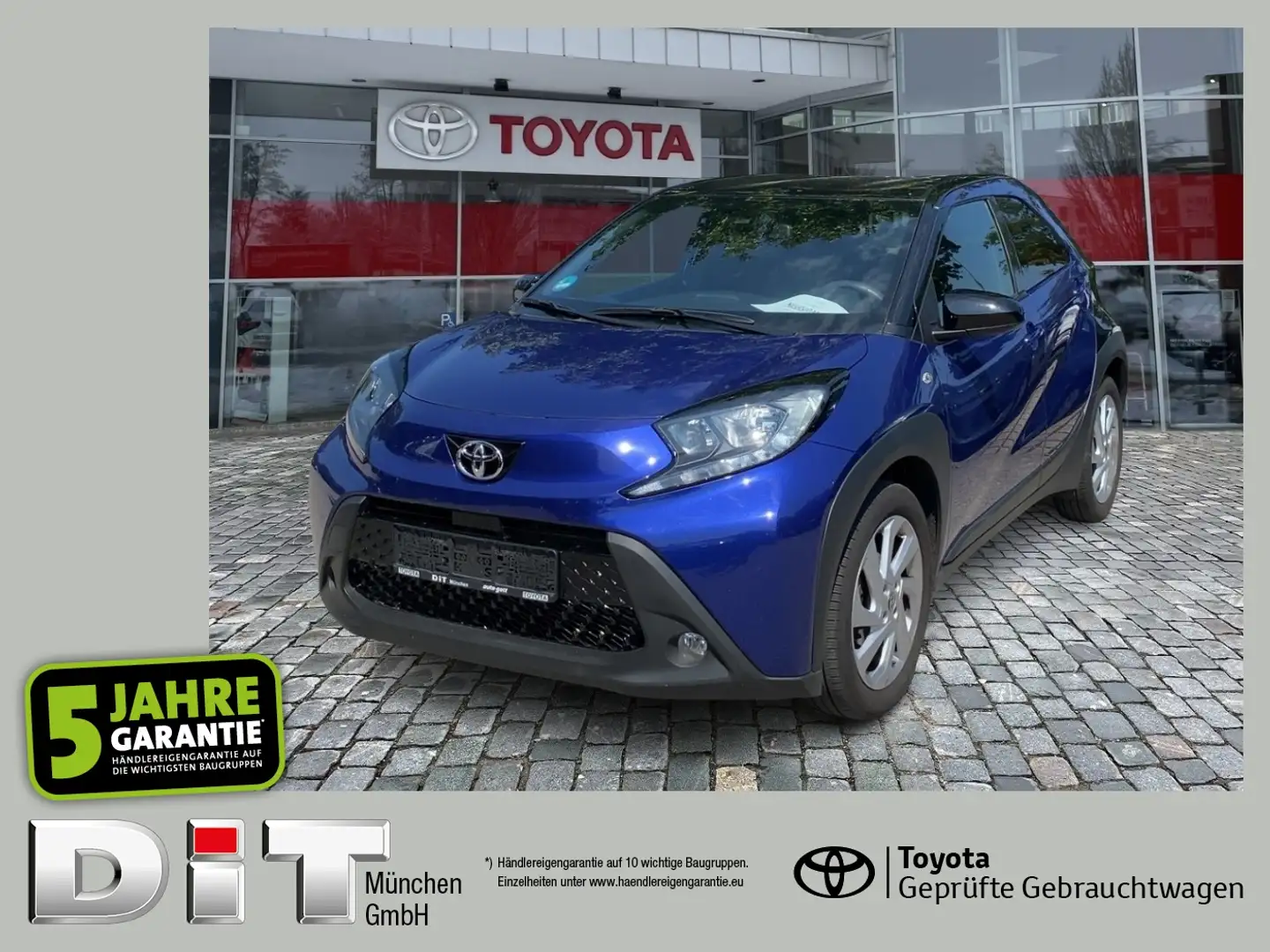 Toyota Aygo 1.0 Pulse wenig KM* Top gewartet* junger GW Schwarz - 1
