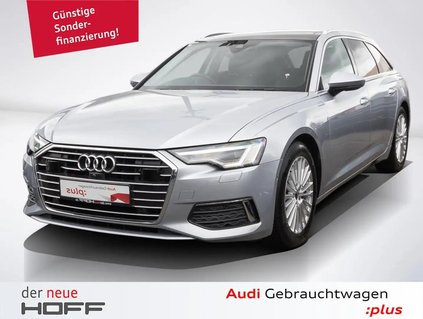 Audi A6 Avant 40 TDI design Pano Matrix 360Kamera ACC Argent - 1