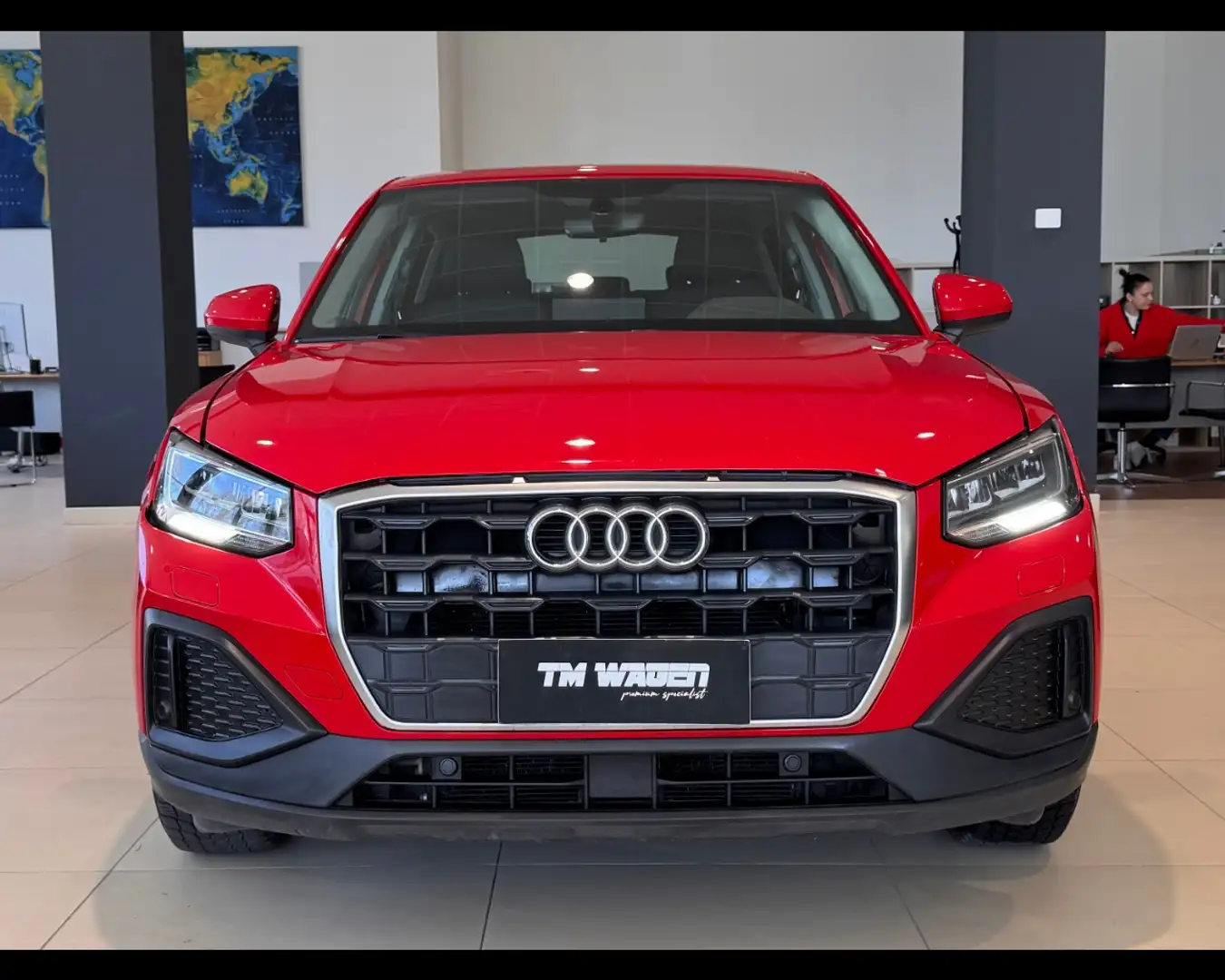 Audi Q2 2.0 TDI 116CV 2021 S tronic *AUTOMATICA* Rosso - 2