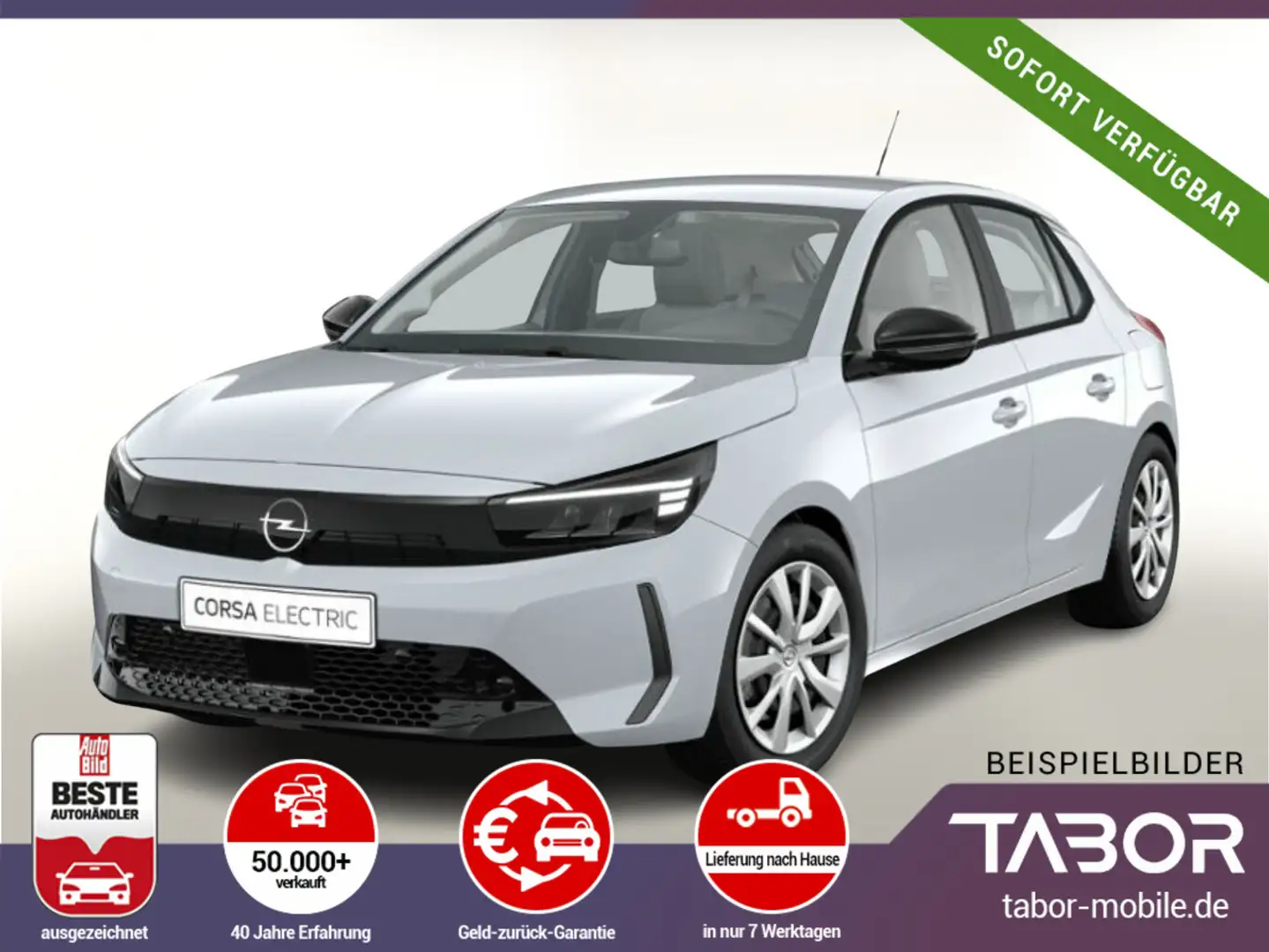 Opel Corsa-e -e 50 kWh 136 PDC SichtP Klimaaut DigCo Wit - 1