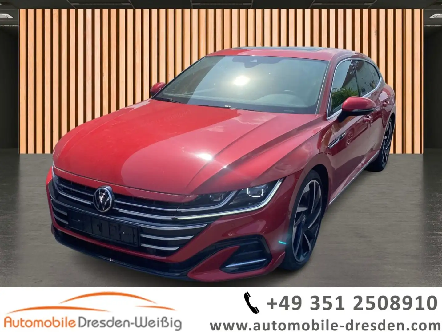 Volkswagen Arteon 2.0 TSI DSG R-Line*Pano* Rot - 1